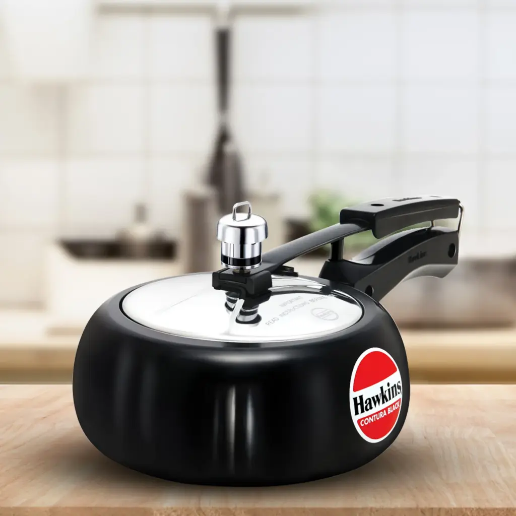 Hawkins Contura Black 2L Pressure Cooker CB20 — Bihari Di Hatti