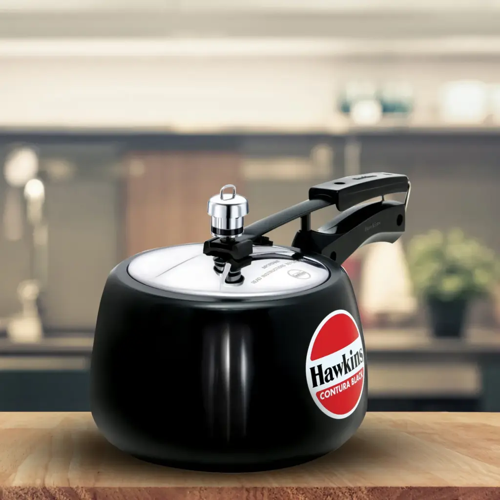 Hawkins Contura Black 3L Pressure Cooker CB30 — Bihari Di Hatti
