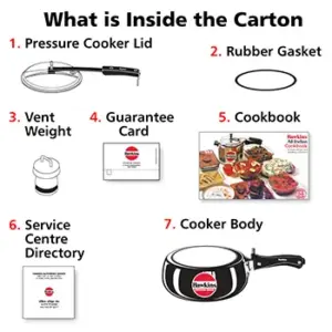 Hawkins Contura Black 3.5L Pressure Cooker CB35 image 5