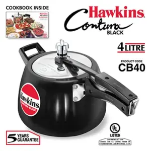 Hawkins Contura Black 4L Pressure Cooker CB40 image 2