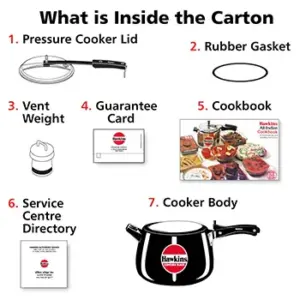 Hawkins Contura Black 4L Pressure Cooker CB40 image 5