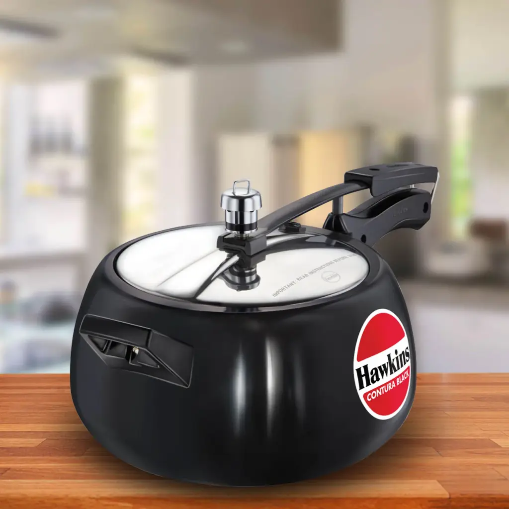 Hawkins Contura Black 5L Pressure Cooker CB50 — Bihari Di Hatti