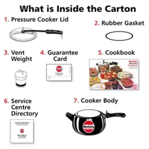 Hawkins Contura Black 5L Pressure Cooker CB50 image 5