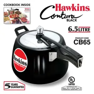 Hawkins Contura Black 6.5L Pressure Cooker CB65 image 2