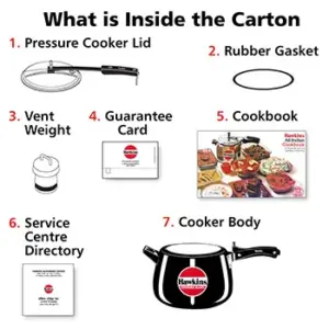 Hawkins Contura Black 6.5L Pressure Cooker CB65 image 5