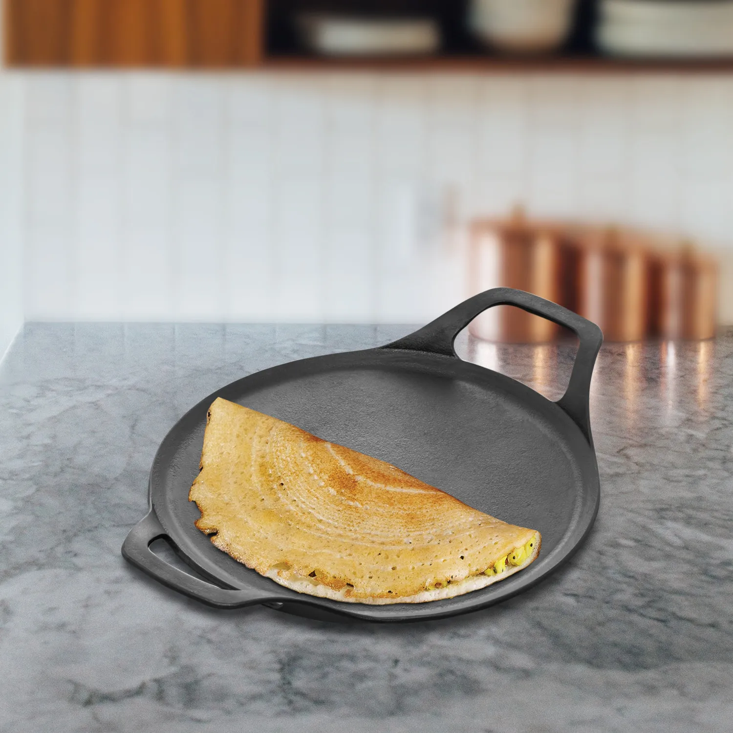 Hawkins Futura 27cm Cast Iron Dosa Tava – CIDT27