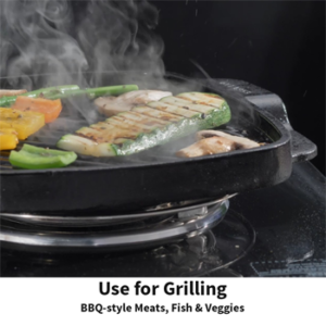 Reinforced Cast Iron Grill n Griddle 22 cm (CIGG22) image 4