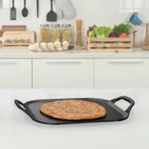 Hawkins Futura 26cm Cast Iron Square Tava – Nonstick image 1
