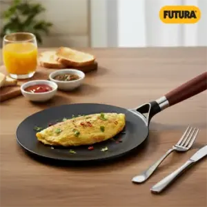 Hawkins Futura 22cm Cast Iron Tava – Naturally Nonstick image 2