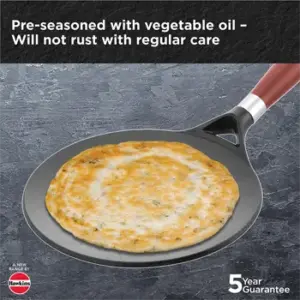Hawkins Futura 22cm Cast Iron Tava – Naturally Nonstick image 3