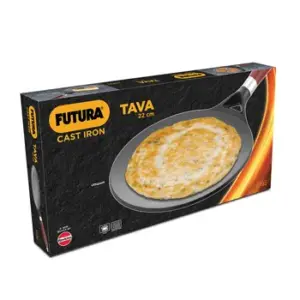 Hawkins Futura 22cm Cast Iron Tava – Naturally Nonstick image 6