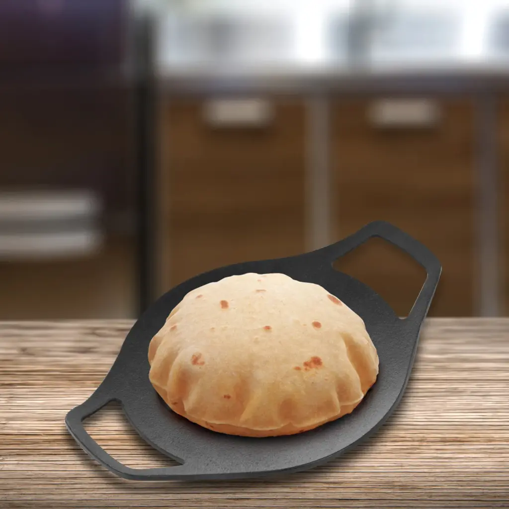 Hawkins Futura 24cm Cast Iron Tava – Natural Nonstick — Bihari Di Hatti