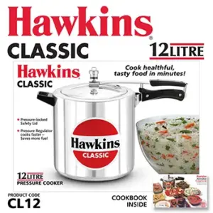 Hawkins Classic 12L Pressure Cooker CL12 image 2