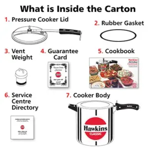 Hawkins Classic 12L Pressure Cooker CL12 image 5