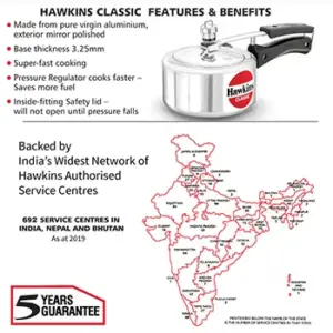 Hawkins Classic 1.5L Pressure Cooker CL15 image 3