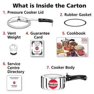 Hawkins Classic 1.5L Pressure Cooker CL15 image 5