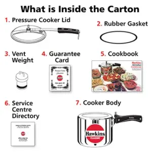 Hawkins Classic 3L Tall Pressure Cooker CL3T image 5