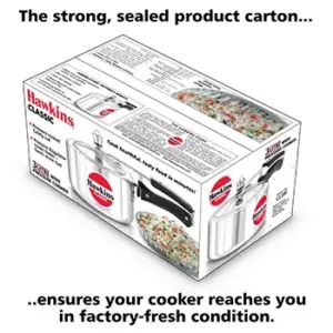 Hawkins Classic 3L Wide Pressure Cooker CL3W image 4