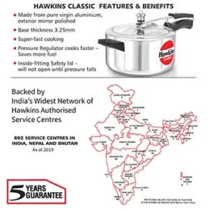 Hawkins Classic 4L Pressure Cooker CL40 image 3