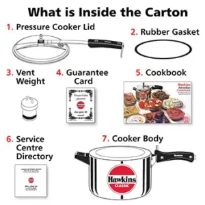 Hawkins Classic 5L Pressure Cooker CL50 image 5