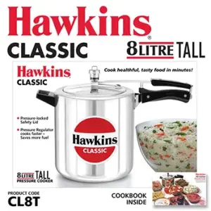 Hawkins Classic 8L Tall Pressure Cooker CL8T image 2