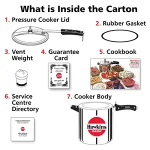 Hawkins Classic 8L Tall Pressure Cooker CL8T image 5
