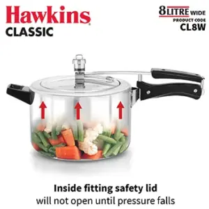 Hawkins Classic 8L Wide Pressure Cooker CL8W image 6