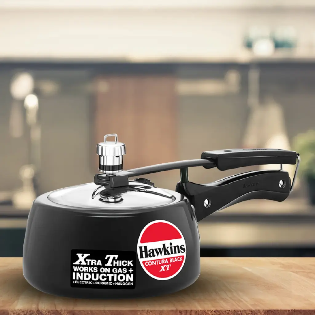 Hawkins Contura Black XT 1.5L Pressure Cooker CXT15 — Bihari Di Hatti