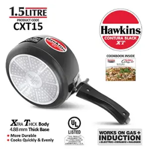 Hawkins Contura Black XT 1.5L Pressure Cooker CXT15 image 2