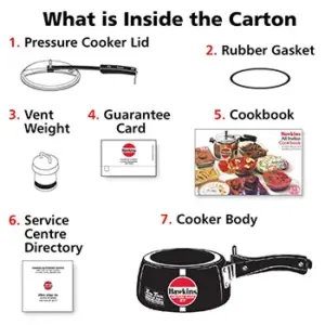 Hawkins Contura Black XT 1.5L Pressure Cooker CXT15 image 5