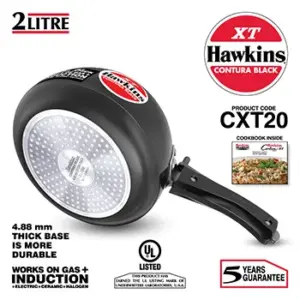 Hawkins Contura Black XT 2L Pressure Cooker CXT20 image 2