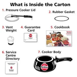Hawkins Contura Black XT 2L Pressure Cooker CXT20 image 5