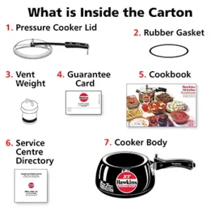 Hawkins Contura Black XT 3L Pressure Cooker CXT30 image 5