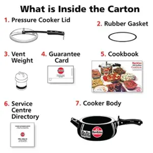 Hawkins Contura Black XT 3.5L Pressure Cooker CXT35 image 5