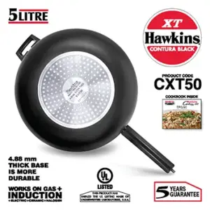 Hawkins Contura Black XT 5L Pressure Cooker CXT50 image 2