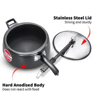 Hawkins 6.5L Contura Black XT Pressure Cooker image 3