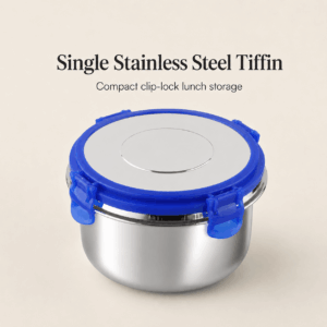 Kraft Stainless Steel Airtight Storage Container | 250 ml – 1250 ml Options image 2