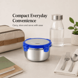 Kraft Stainless Steel Airtight Storage Container | 250 ml – 1250 ml Options image 3
