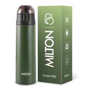 Milton Crown Thermosteel Bottle - Green, 750 ml