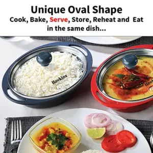 Die Cast Grey Oval Mini Casserole 0.75 Litre with Glass Lid (DCG75G) image 6