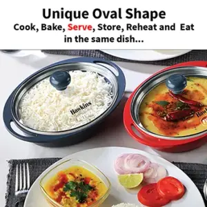 Die Cast Red Oval Mini Casserole 0.75 Litre with Glass Lid (DCR75G) image 5