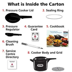 Hawkins Futura 7L Tall Pressure Cooker FP7T image 6