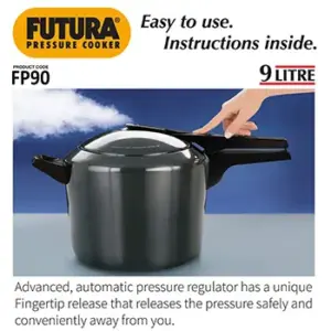 Hawkins Futura 9L Pressure Cooker FP90 image 2