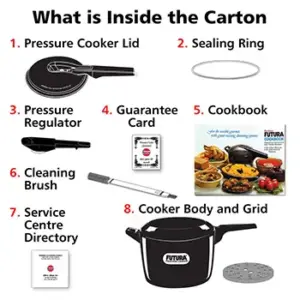 Hawkins Futura 9L Pressure Cooker FP90 image 6