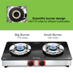 Hawkins Fuel Saver 2 Burner Gas Stove (GSFS2) image 2