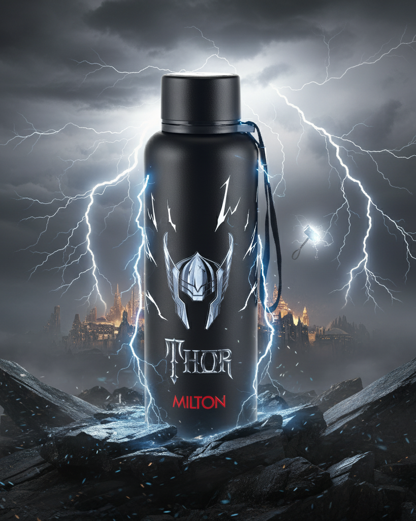 Milton Marvel Thor Artedge Water Bottle