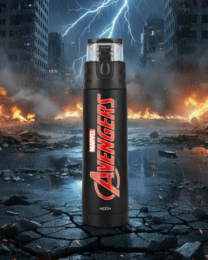 Milton Marvel Mighty Avengers Thermosteel Bottle