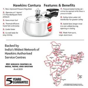 Hawkins Contura 1.5L Pressure Cooker HC15 image 3