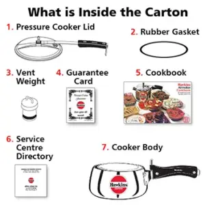 Hawkins Contura 1.5L Pressure Cooker HC15 image 5