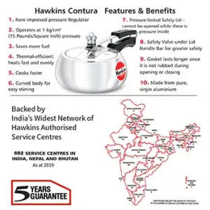 Hawkins Contura 2L Pressure Cooker HC20 image 3